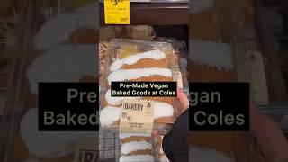 pre-made vegan baked goods you can find at many local Coles Supermarkets in Australia #vegan