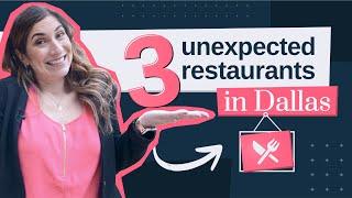 3 UNEXPECTED restaurants you MUST TRY in Dallas!