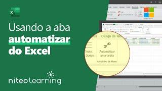 Como usar a GUIA AUTOMATIZAR do EXCEL