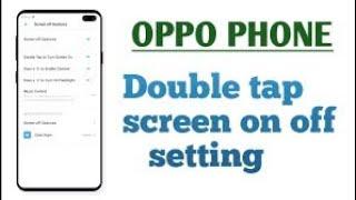 oppo A17 double tap screen on off oppoA71# mobile solution hub#