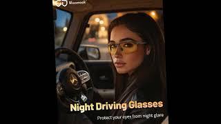 Drive Safely with HD Night Vision Polarized Glasses!