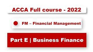 ACCA F9 - Business Finance | @financeskul