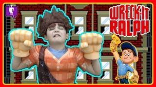 Wreck-It Ralph KIDS Go Into Fix-It Felix Jr. GAME! by HobbyKidsTV