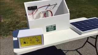 Solar Powered Electric Fence Shock Box System