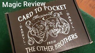 Card to Pocket by The Other Brothers/Ellusionist  MAGIC REVIEW  #theotherbrothers #ellusionist