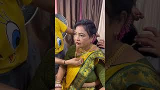 Transforming my mom into marathi mulgi #youtube #shorts #ytshorts # youtubeshorts #trending #viral