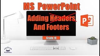 How to ADD Footers to your PowerPoint Slides