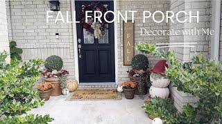 Fall Front Porch Refresh| Decorate with Me|Fall Decorating Ideas