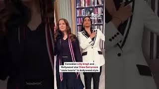 Lilly Singh channelled her inner “desi” and made Drew Barrymore dance to the tunes of a Hindi song.