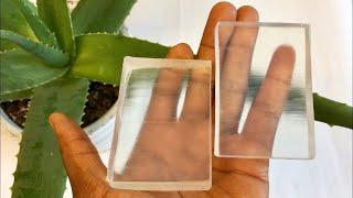 How To Make Base Soap / Aloe Vera & Glycerine Transparent Soap / Melt & Pour / From Scratch