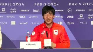 "I knew I was going to win" Koki Kano embraces 1st Japan gold in fencing｜Paris 2024｜Olympics｜加納虹輝