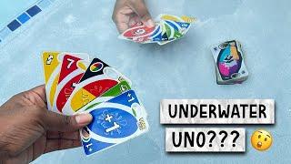 Playing UNO Flip Splash Underwater?? | Subscriber Request