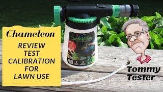 Chameleon Hose-End Sprayer Review | Test | Calibration for Lawns