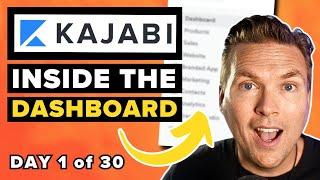 Inside the Kajabi Dashboard (Your First 30 Days on Kajabi Day 1 of 30)