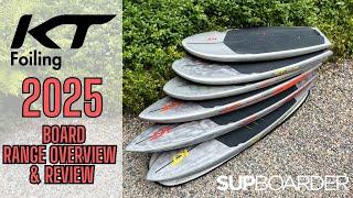 KT Foiling 2025 Foil Board Range Overview / Review – Downwind Foil and Wing Foil