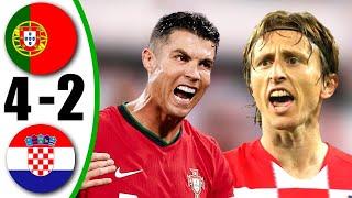 portugal vs Croatia 4-2 - All Goals & Highlights - 2024