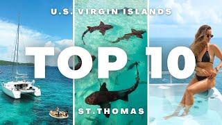 ST. THOMAS TOP 10 things to do US VIRGIN ISLANDS | 2024