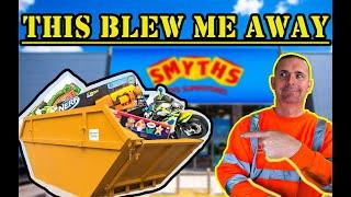 DUMPSTER DIVING AT SMYTHS TOYS SHOP AFTER CHRISTMAS 2022 OMG THERE WAS SO MANY TOYS THROWN AWAY