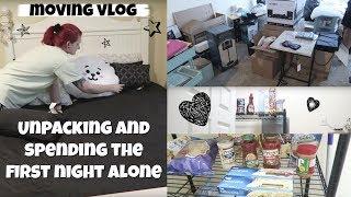 UNPACKING THE BOXES + GROCERY SHOPPING | MOVING VLOG #3 | 