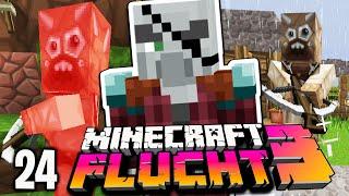 Unser Dorf wird ÜBERFALLEN!  Minecraft FLUCHT 3 #24