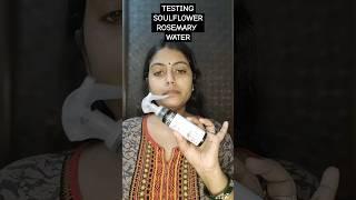 Testing Rosemary Water | #rosmarywater #soulflower #haircare