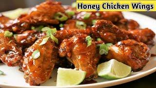 Honey Chicken Wings Recipe | BBQ Honey Chicken Wings Recipe | Best Chicken Wings | Kitchen With Saba