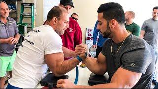 SHARK NOEL DIAS SPIROFF TAUBIN ARM WRESTLING PRACTICE #armsport #armwrestling