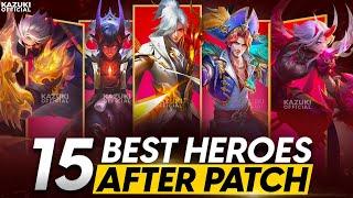 TOP 15 BEST HEROES TO SOLO RANK UP TO MYTHICAL IMMORTAL IN THE CURRENT PATCH