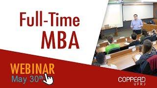 Webinar Full-time MBA 2020