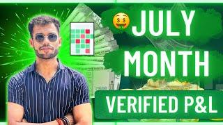 JULY Month P And L Report | Swing Trading Strategy | SWING KING #swingtrading #verifiedpnl