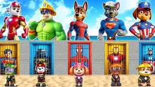 PAW Patrol CHALLENGE Choose Rescue Rubble From Prison By Become Spider-Man 5 Time Challenge