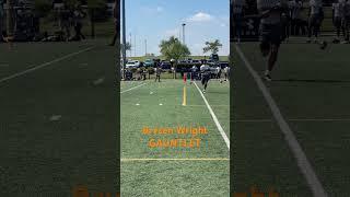 Brysen Wright GAUNTLET Drill #recruiting #uanext