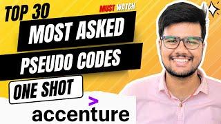 Top 30 Pseudo Code Questions to Crack Accenture