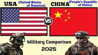 US vs China Military Power Comparison 2025 | USA vs China military power 2025 | USA vs China