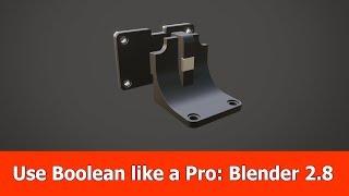 Use Booleans like a Pro with Blender 2.8 and Fast Carve