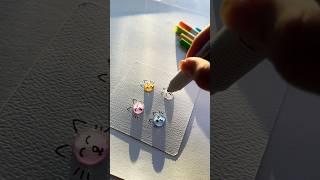 Satisfying Water Drop Art #satisfying #waterdropart #relaxing | cute cat drawing