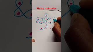 easy and simple rangoli #shorts#youtubeshorts# viralshorts#viralvideo#trending video#shortsfeed