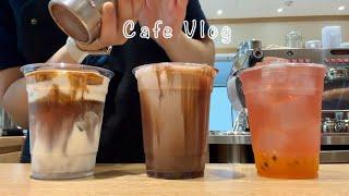 Cafe Vlog|  Various types of iced drinks in Korean cafe 