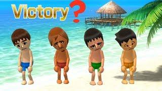 Wii Party U Minigames - Player Vs 3 Boys(Master Difficulty)