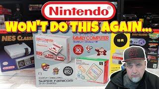 Nintendo Will Probably Never Do Mini Classic Editions Again....