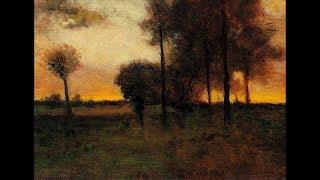 Study by M Francis McCarthy after Sunset Glow by George Inness