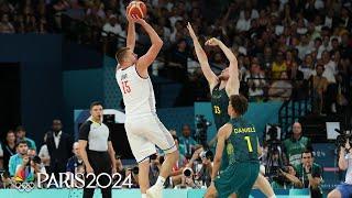 Serbia mounts massive comeback to eliminate Australia in heart-stopping fashion | Paris Olympics