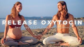10 Min Breathwork to Release Oxytocin Naturally | Gentle Breathing for Pregnancy & Birth