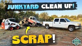 MORTSKE REPAIR HELPS ME HAUL OFF SCRAP!