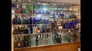 HUGE ANTIQUE POISON BOTTLE COLLECTION