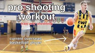 [FULL] pro shooting workout // teaching points + useable shooting series (150 makes + burnout)