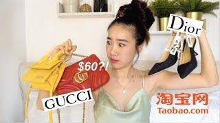 Buying "DESIGNER" ITEMS on TAOBAO淘宝 | Fake Designer Haul | Jenny Zhou 周杰妮