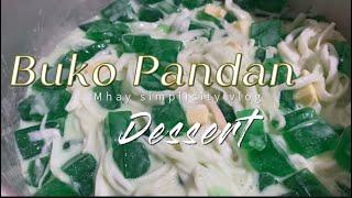 Buko Pandan Recipe || Easy Creamy Dessert Ni mhay