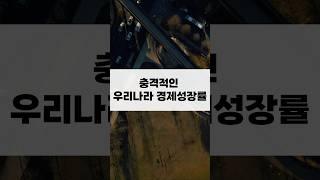 충격적인 우리나라 경제성장률