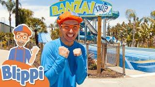 Blippi Explores a Water Park! | Life at Sea | Kids Ocean Learning | Toddler Show